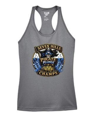 TT11WRC- Womens' Performance Racerback Tank, sport graphite